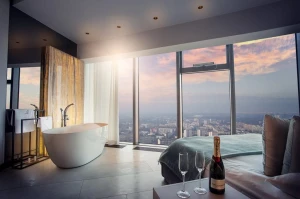 Apartament Deluxe Sky Tower Wrocław 28 piętro
